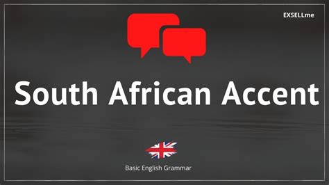 south african accent audio